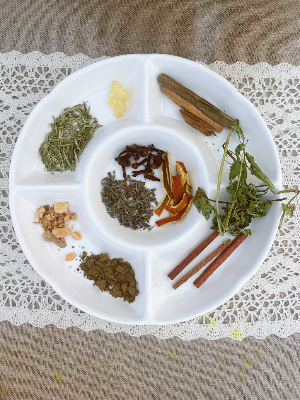 🧿 Qi Harmony · Botanical Scented Bead Bracelet