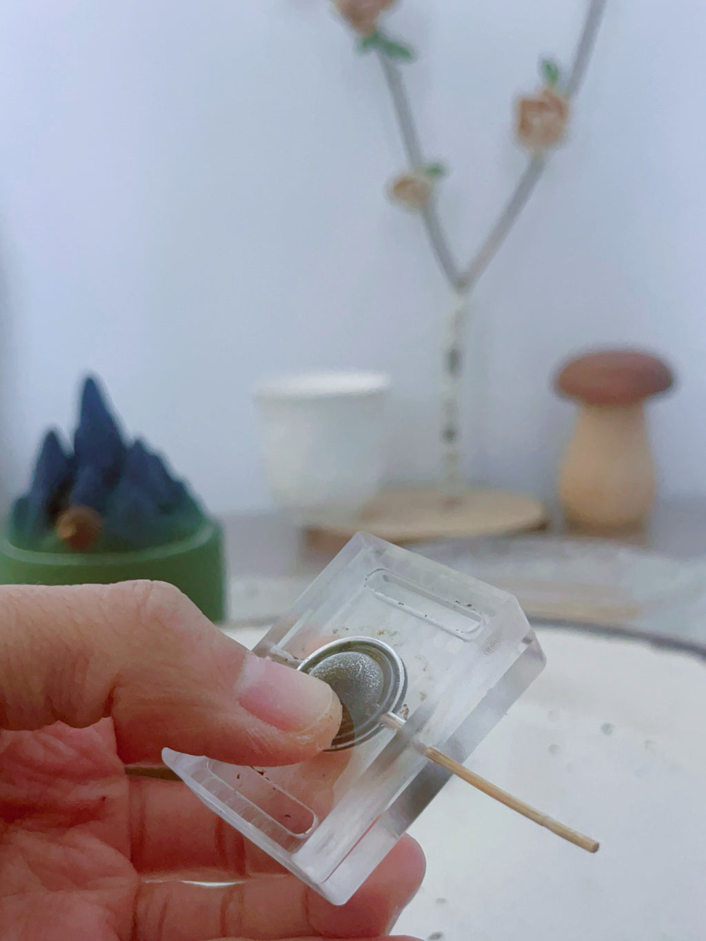 🧿 Qi Harmony · Botanical Scented Bead Bracelet