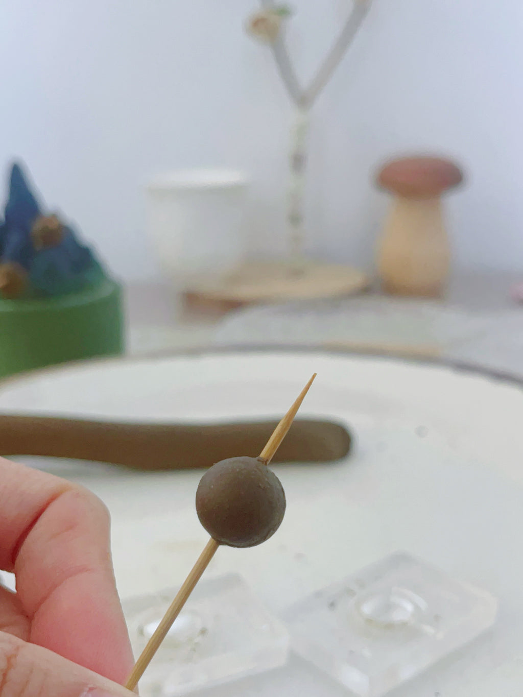 🧿 Qi Harmony · Botanical Scented Bead Bracelet