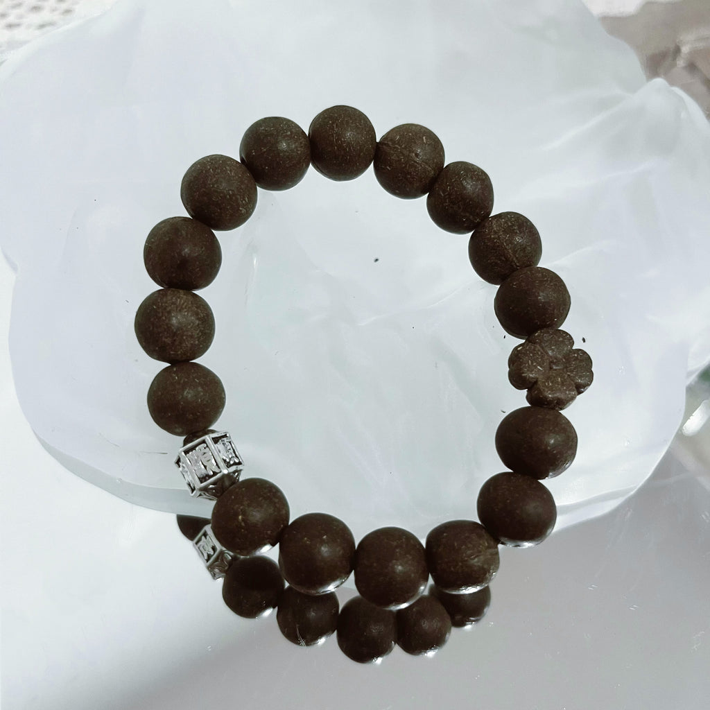 🧿Black Water Wealth Beads · Herbzen Handcrafted Botanical Scent Bracelet