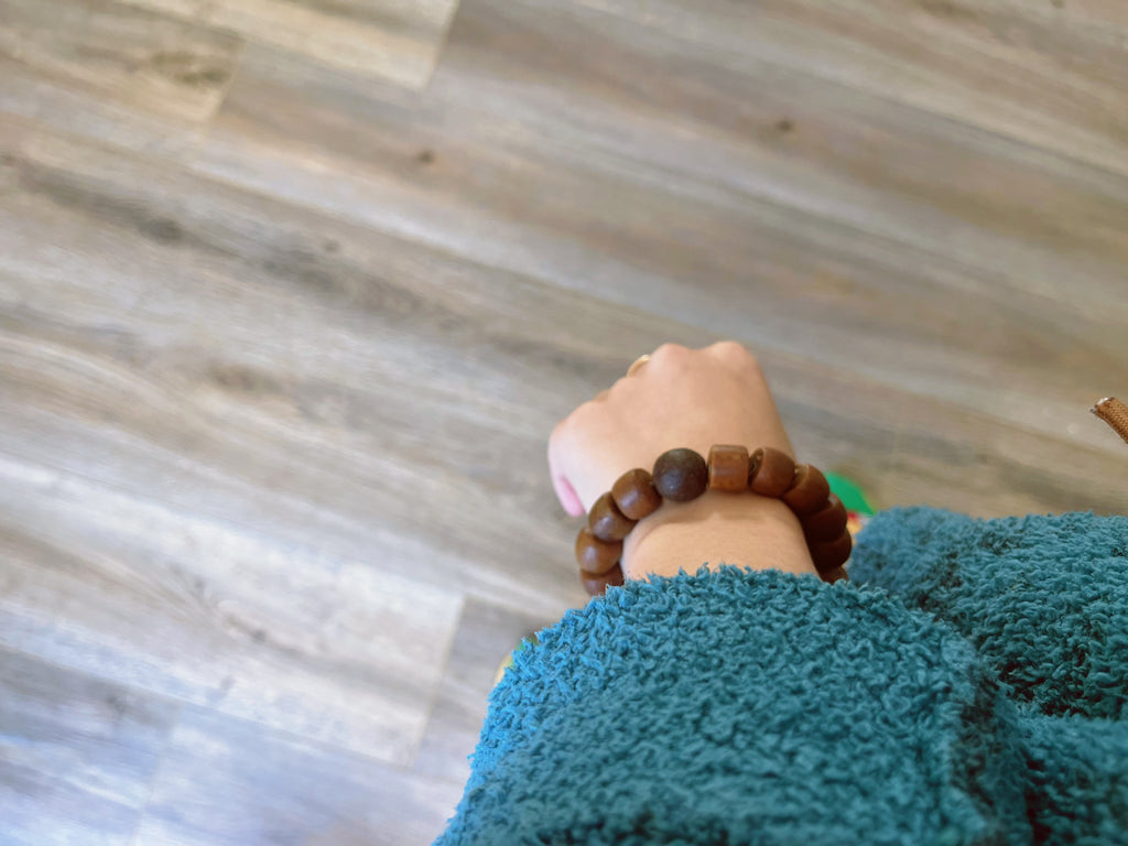 🐿️ HerbZen "Zijin Mouse" Natural Handmade Bead Bracelet