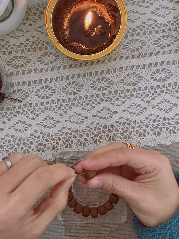 🐿️ HerbZen "Zijin Mouse" Natural Handmade Bead Bracelet